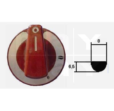 Knebel D: 60 mm, Achse 8x6,5 mm