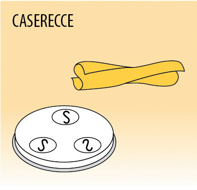 Nudelscheibe, CASERECCE 9 x 5 mm