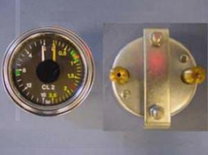 Manometer 0-2,5/0-16 bar